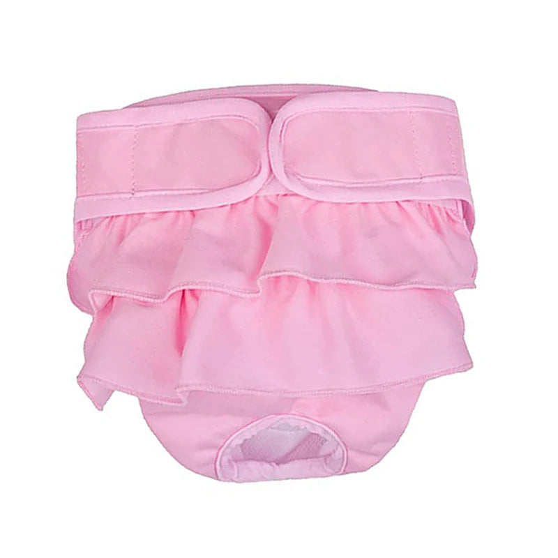 Reusable Female Pet Physiological Pants Washable Big Dog Sanitary Panties Diapers for Medium Large Dogs Mascotas Supplies