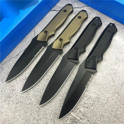 140BK EDC Fixed Blade Knife with Sheath Outdoor Adventure Gear High Hardness Daily Carry Knives Fishing Hiking Tool