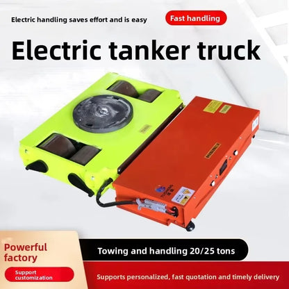 Elektrisk tankvagn med fjärrkontroll för tunga laster