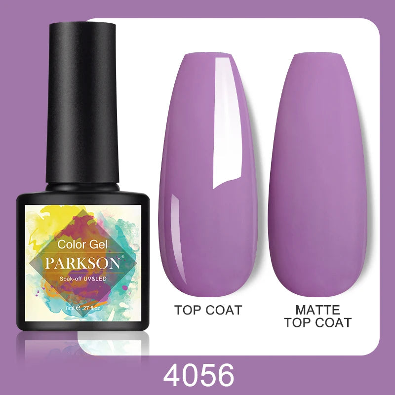 Parkson No Wipe Top Base Coat Nail Gel polish Design Enhancer Varnish Semi Permanent Soak Off UV LED Nail Art Tool