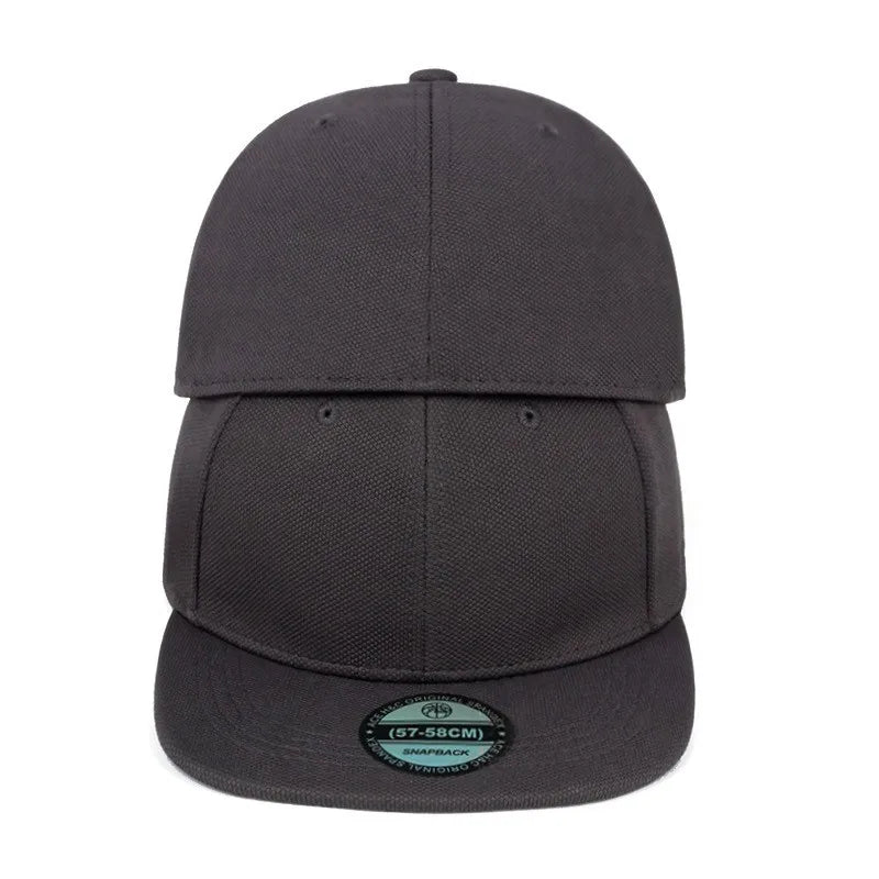 Adult Back Closed Baseball Cap for Small Head Lady Man Blank Hiphop Snapback Hat Fitted Flat Caps 58cm to 60cm