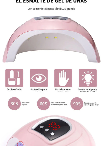 Limegirl Semi-Permanent  8ml Nail Gel Polish Kit With USB UV Lamp Soak Off Base&Top Coat Varnish Manicure Set  for Nails Salons