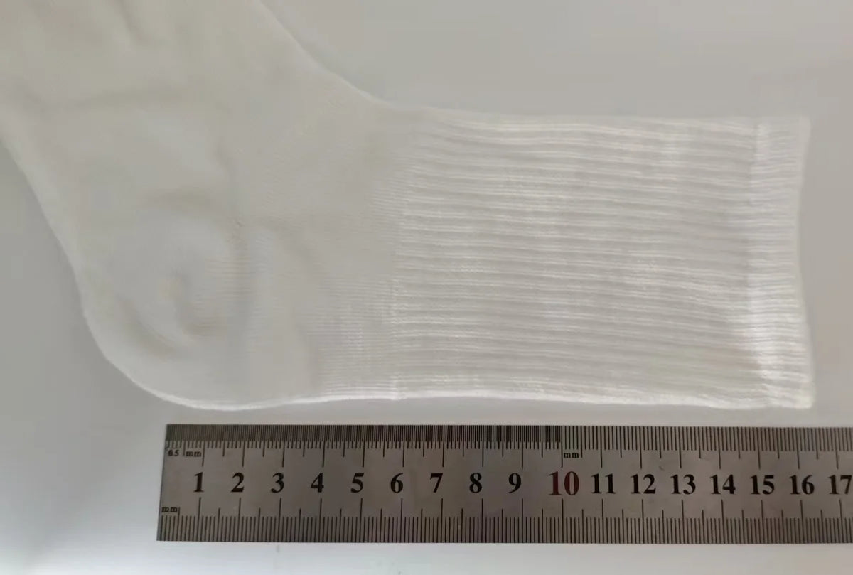 1/510 Pairs Women Solid Color Socks Simple Versatile Fashionable Socks Antibacterial Odor Resistant Breathable Comfortable Socks