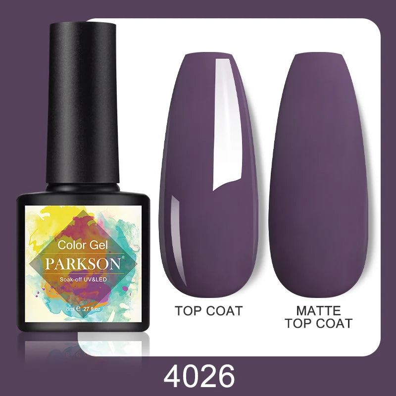 Parkson No Wipe Top Base Coat Nail Gel polish Design Enhancer Varnish Semi Permanent Soak Off UV LED Nail Art Tool