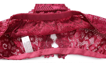 CINOON 33MN80 stringtrosor dam 2-pack – spets och låg midja, S–XL