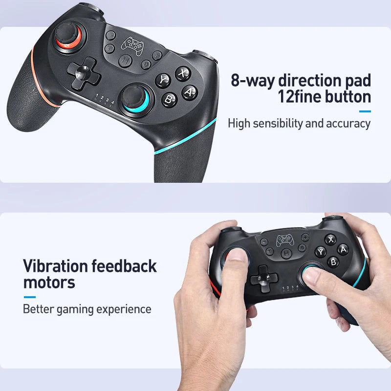 Wireless Bluetooth for Nintendo Switch & OLED Lite PC Controller Gamepad Joystick Control Computer Game Pad Mando Command Gaming