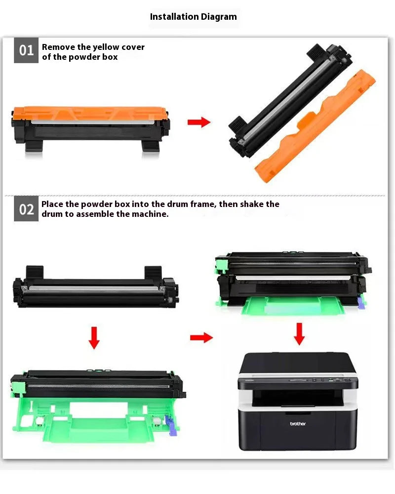 Brother TN2510/TN2510XL Tonerkassett – 3 000 sidor för DCP-L2620DW och MFC-L2860DW