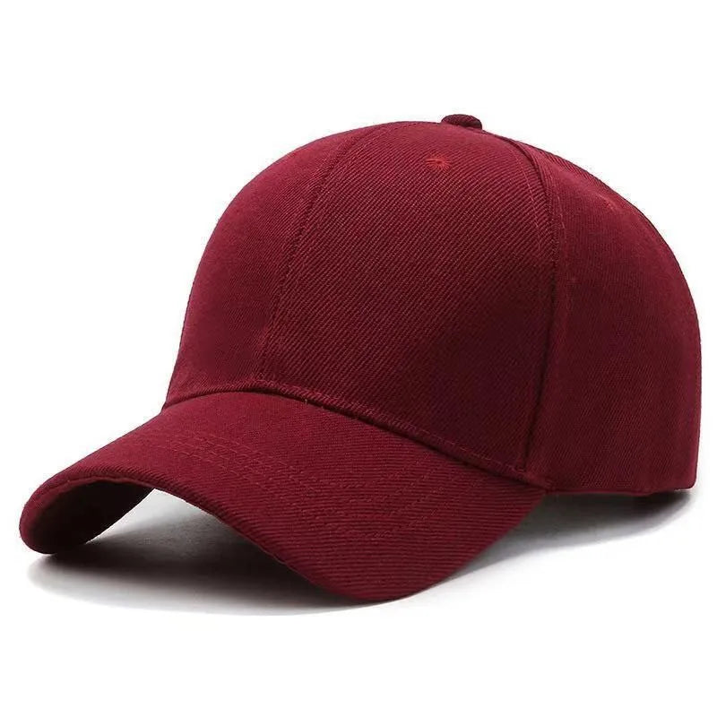 Custom Logo Diy Baseball Cap Unisex Adjustable Men Women Sport Trucker Hat Solid Color Personalized Print Hip Hop Dad Caps