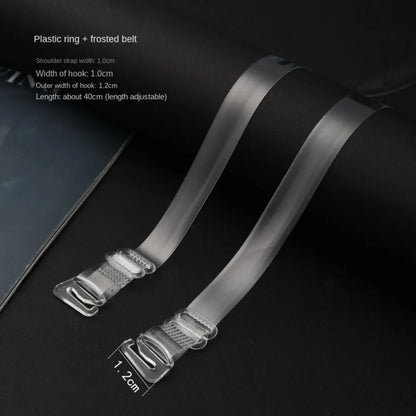 Good Load Bearing Transparent Bra Straps Detachable Anti Slip Underwear Strap Invisible Adjustable Shoulder Strap Evening Dress