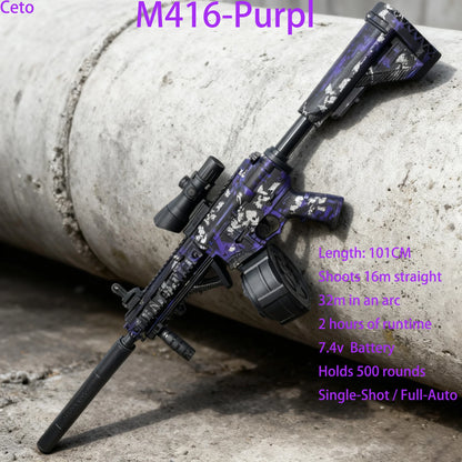 M416 Taktisk Gel Blaster Lila/Svart