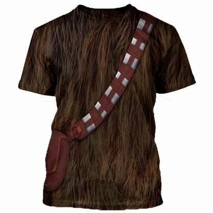 Fashion Men's T-Shirts Darth Vader Cosplay Summer 3D Printed Short Sleeve Street Casual Comfortable Quick-Drying Men's Clothing