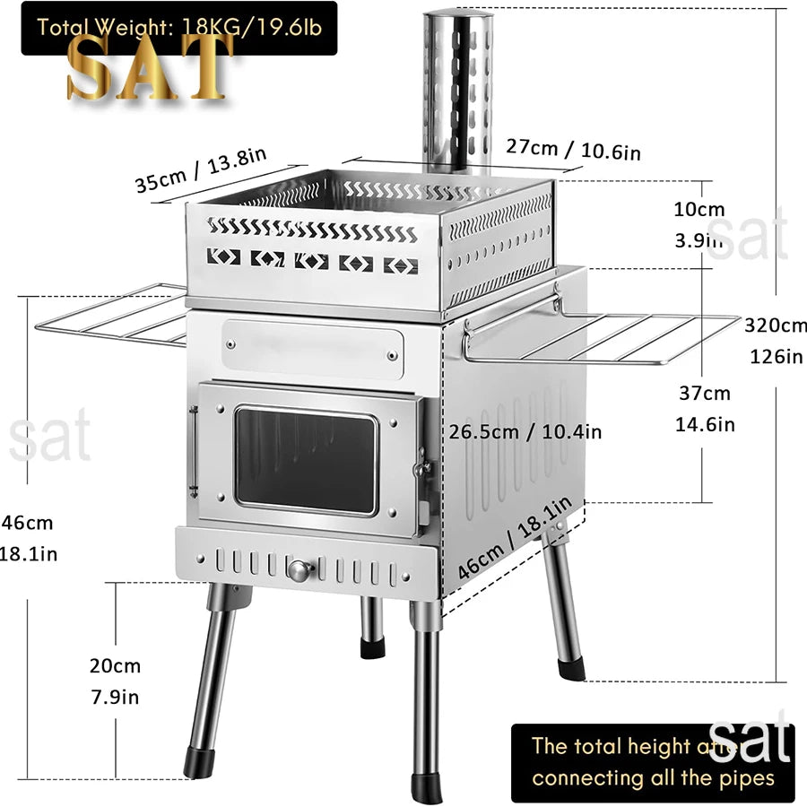 Portable Sauna Tent Three Layer Waterproof  Winter Waterproof Camping Outdoor Winter Steam Tents