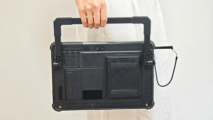 11-Inch Rugged Industrial Waterproof Laptop Intel i7-1255U CPU with Adjustable Stand for 1D/2D Scanner Windows OS IP67