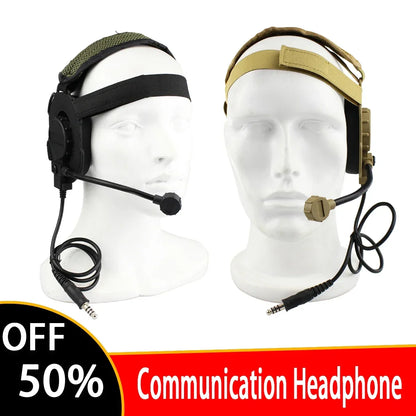Tactical Communication Headphone Bowman Elite II Headset U94 PTT For Kenwood Baofeng UV-5R Radio Outdoor Hunting Accessories