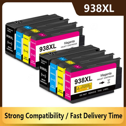 938XL Bläckpatron Kompatibel för HP 938XL Skrivare