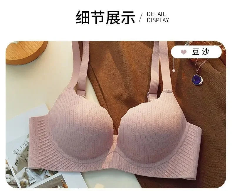 2026 New Push Up Bra for Small Chest  Ultra Thick 6CM Padded No Steel Ring Comfortable & Sexy Lift Lingerie for Flat Chest Women