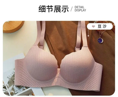 2026 New Push Up Bra for Small Chest  Ultra Thick 6CM Padded No Steel Ring Comfortable & Sexy Lift Lingerie for Flat Chest Women