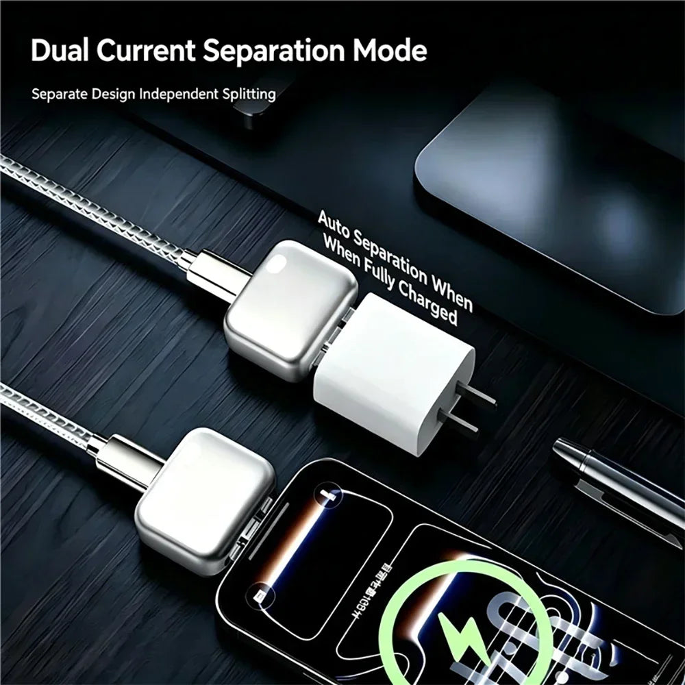 USB-C-laddkabel med automatisk avstängning – 1 eller 2-pack