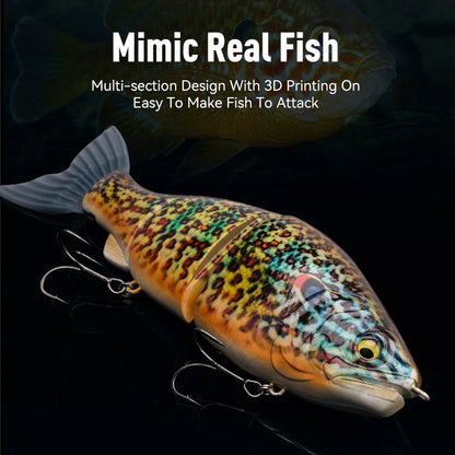 LEYDUN JOINTED CLAW SATCHET 184mm 2.5OZ Fishing Lures Joint Body Glide Swimbaits Floating Powerful S-Shaped Big Hard Baits Bass