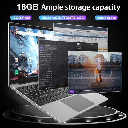 New 14.1" Gaming Laptop Intel Core i9-10980HK Win 11 Pro 32GB RAM 2TB SSD Ultra Slim Notebook Computer 1920x1080 FHD Office PC