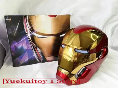 Bärbar Bumblebee hjälmleksak med armkanon och rollspelsdesign