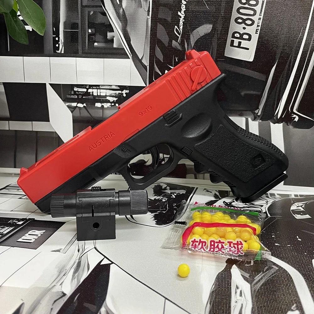 Mjukammunition Airsoft Pistol Manuell G17 Leksaksvapen