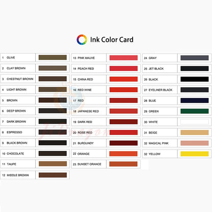 15ml Permanent Makeup Color Natural Eyebrow Dye Plant Tattoo Ink Microblading Pigments For Tattoos Eyebrow Lips Eyelash Set