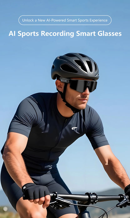 Mijia Smart Al Glasses For Cycling Recording Ai Translator Voice Assistant Wireless Remote Calling Video&photo Sports Sunglasses