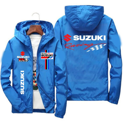 Suzuki Racing Jacket Herr – Vindtät Casual Sportsjacka Vår & Höst
