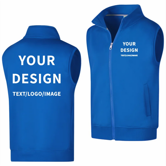 Vinterväst Fleece Eget Tryck & Brodyr – Dragkedja | Reklamkläder & Profilprodukter