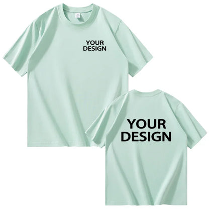 T-shirt i Bomull med Eget Tryck & Logotyp – Unisex, Lös Passform | XS–4XL