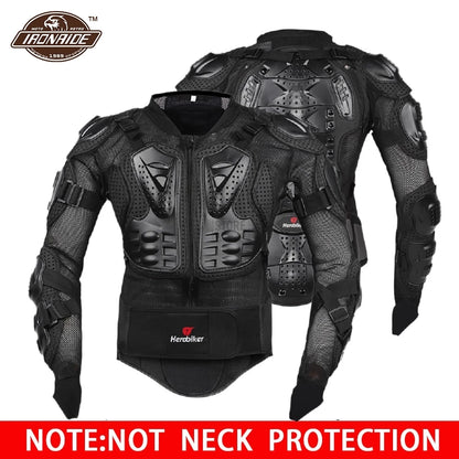 HEROBIKER Motorcycle Jacket Men Body Armor Motorcycle Armor Moto Motocross Racing Jacket Riding Motorbike Moto Protection  S-5XL