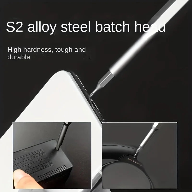 24 in 1 Digital Maintenance Precision Screwdriver Set with Portable Storage Box and Electronic Device Disassembly Tool
