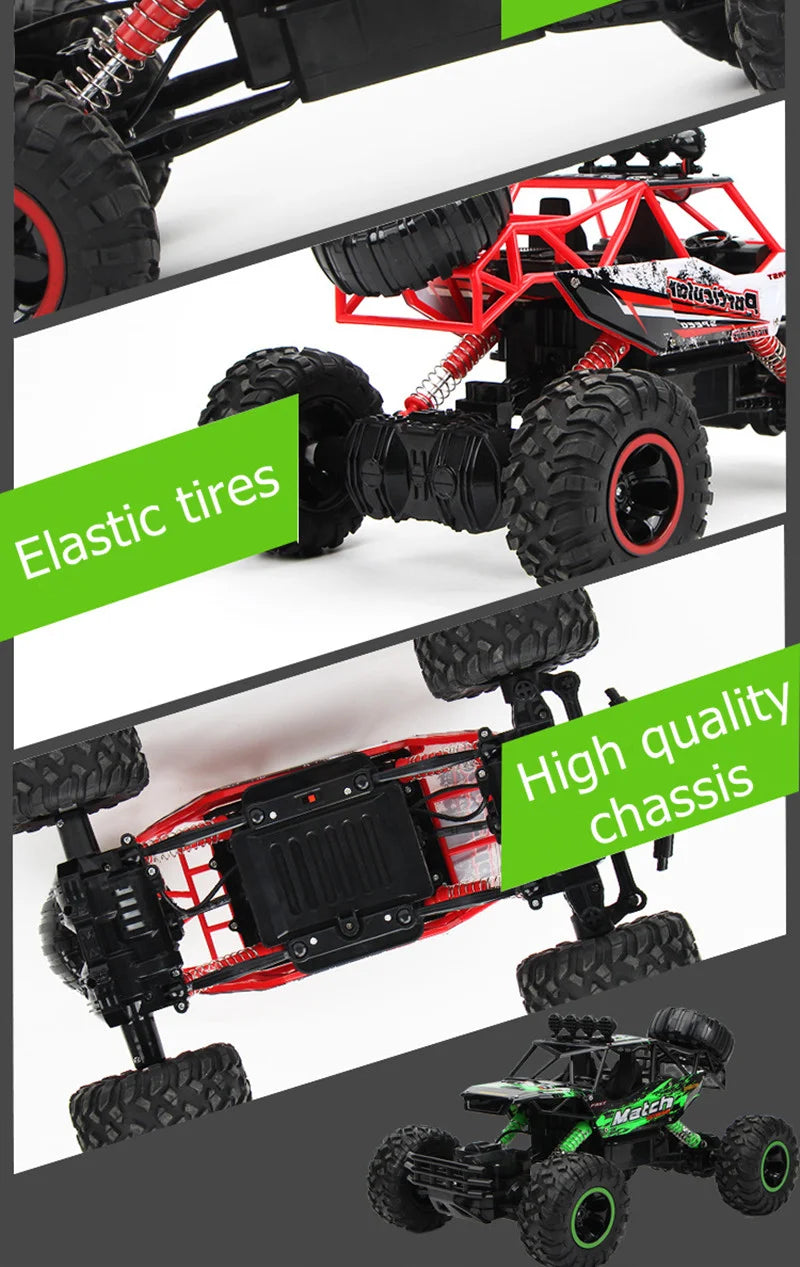 1:12 4WD RC Bil 2.4G Radiostyrd Terrängbil