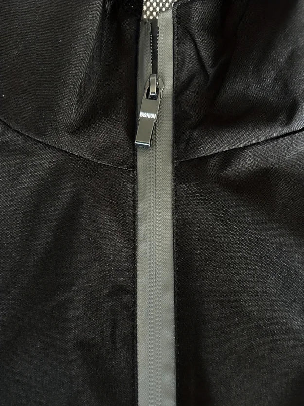 Herr Zip-Up Hoodie Jacka 2026 – Vår/Höst Outdoor Vandring Casual Navy/Röd/Blå/Svart M–XXXL