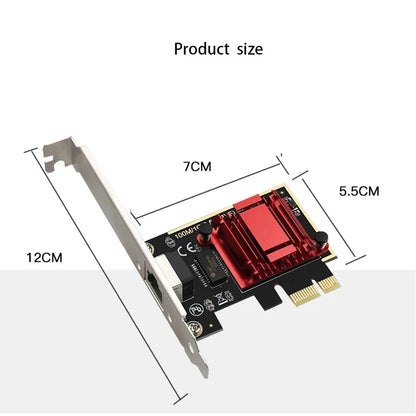 PCIe-nätverkskort 2,5 GbE med RJ45 – RTL8125B