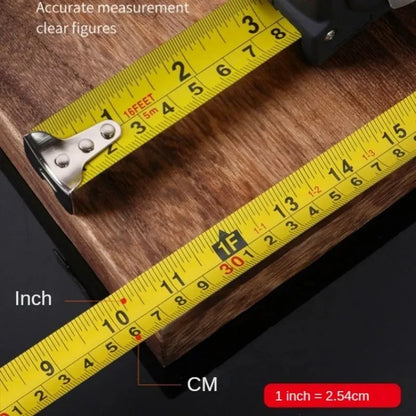 Måttband i stål med gummerat hölje – 3–10 meter