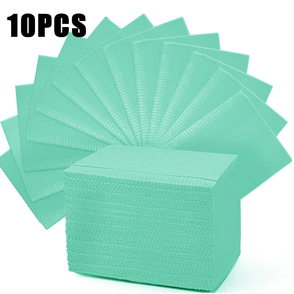 250/125/10pcs Tattoo Clean Pad Disposable Colorful Dental Bibs Tattoo Table Covers Cleaning Wipes Napkin Tattoo Accessories