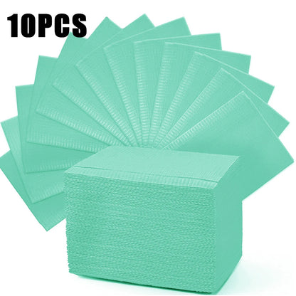 250/125/10pcs Tattoo Clean Pad Disposable Colorful Dental Bibs Tattoo Table Covers Cleaning Wipes Napkin Tattoo Accessories