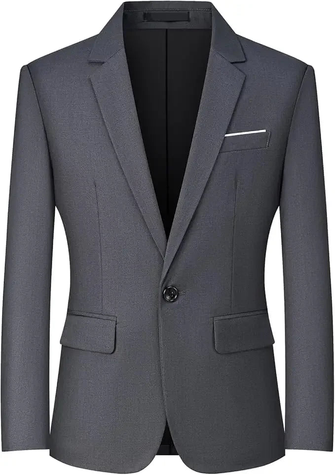 ZHUOLIN Herrkavaj Slim Fit – Sträcktyg Formell Bröllop Kontor Sport Marinblå Grå Svart Vinröd EU S–3XL