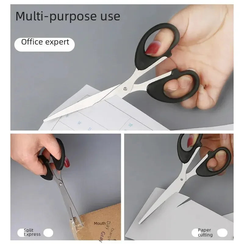 2/3Pcs New Office Scissors Student DIY Handcraft Paper Cutting Knife Home Art Stainless Steel Children's Scissors Office Supply