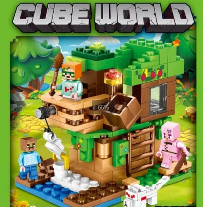 Byggklossar LEGO-kompatibel – 6 Teman By Grotta Gruva Djungel Djurfigurer Pedagogisk Pussellek 6+ År 2026