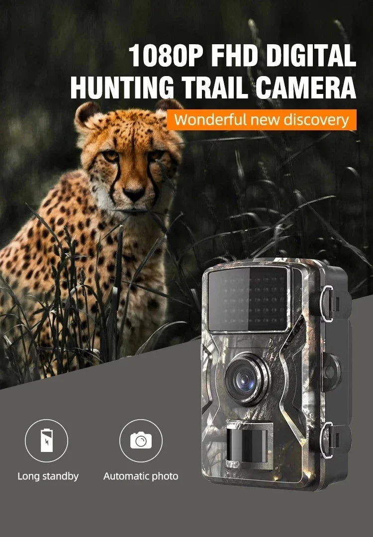 Hunting Camera Wild Infrared Night Vision Outdoor Motion Trail Game Cam Activated Tracking Photo Trap Cam Wild Surveillance