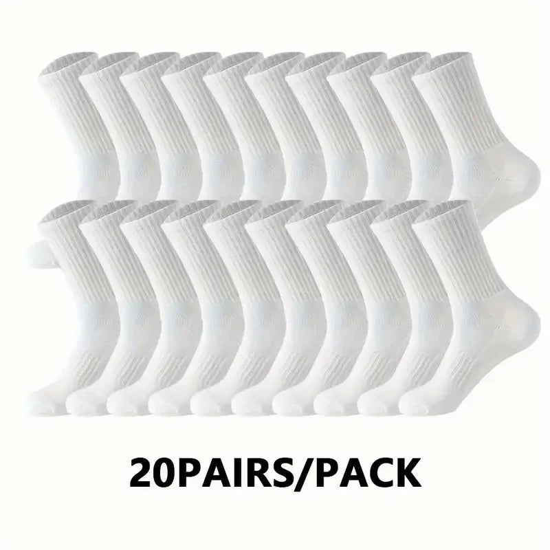Unisex Antilukt Strumpor 10- eller 20-pack – Andningsbara, Svettabsorberande, Alla årstider