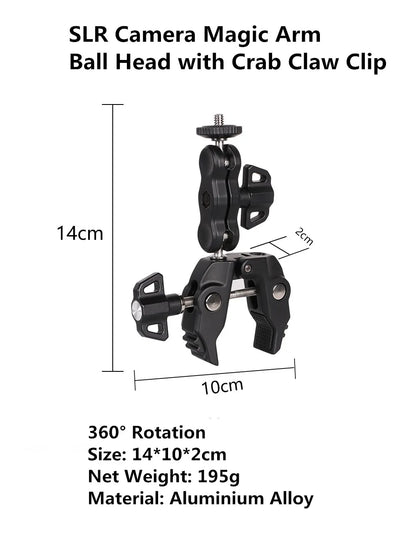 For Insta 360 X5 X4 X3 GO 3S Motorcycle Bicycle Clip Bracket for GoPro 13 12 11 DJI Action 6 Bike Selfie Stick Camera Accessory