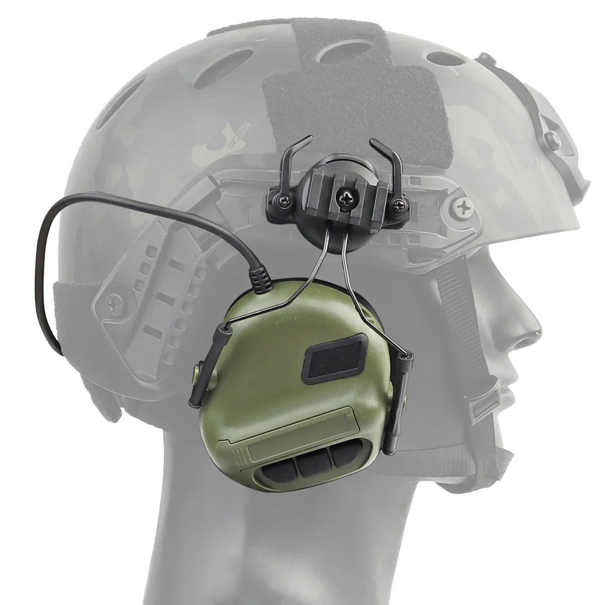 Tactical Helmet Headset Non-picking Noise-Cancelling Headset For Gen5 Helmet Headset Baofeng Radio PTT Adapter Mobile Earphone