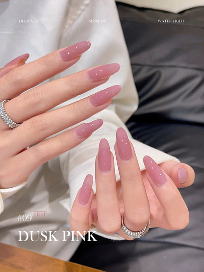 1-30pcs PSK Nude Pink Color Nail Art Ice Transparent Bare Color Nail Enamel 2026 New Net Red Popular White Gel Nail Polish