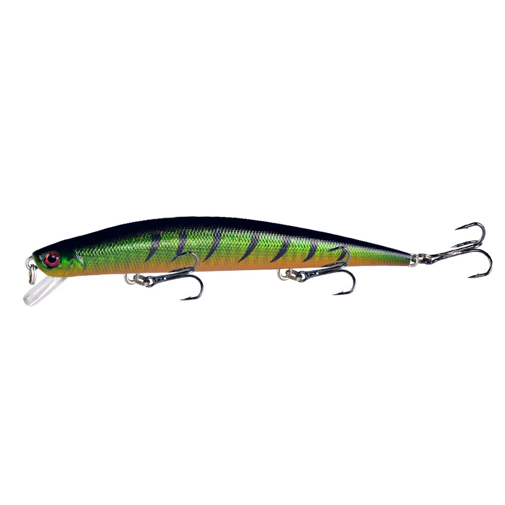 1pcs Fishing Lures 12.5cm/12g Minnow Lure Rattling High Quality Hard Bait Crankbait Wobbler Fishing Tackle Leurre Peche For Pike