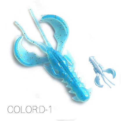 Supercontinent Crazy Lures 65mm/10pcs 40mm/20pcs Soft Lure Fishing Lures Shrimp Lobster Soft Plastic Lure Fishing Lures