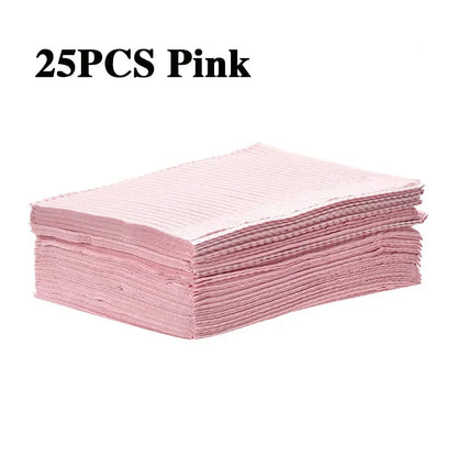 Disposable Dental Bibs 3 Ply Waterproof Tattoo Clean Pad Patient Napkins Table Covers for Piercing Nail Art Tattoo Accessories